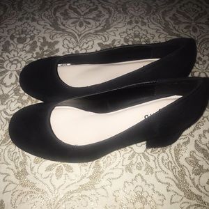 Torrid Black Leather Block heels